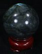 Flashy Labradorite Sphere - Great Color Play #32056-2